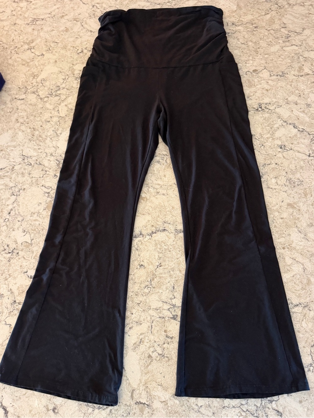 Maternity Flare Yoga Pants - Black